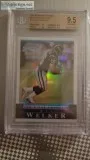 2004 BOWMAN CHROME WHITE REFRACTORS WES WELKER RC BGS 9.5