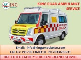 ICU Emergency Ambulance Service in Jamshedpur by King Ambulance