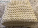 Hand crocheted afghan