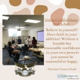 Believe in Yourself - Online Certified Home Health Aide