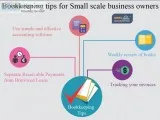Bookkeeping tips for Small scale business owners