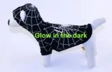 Black Spider Dog Costume Glow in the Dark