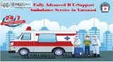 Reasonable Fare Ambulance Service in Varanasi by King with Medic