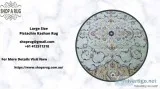 Large Size Pistachio Kashan Rug