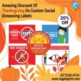 Amazing 20% thanksgiving discount on custom labels