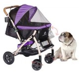 Contact HPZ&trade PET ROVER for Stylish Purple Dog Stroller