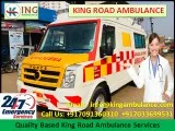 Ventilator Ambulance Service in Mangolpuri at Low-Fare by King