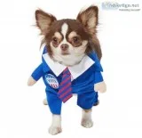 Walking Pawlitician Business Suit Dog and Cat Costume