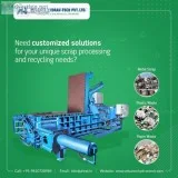 High Density Baler Triple Action Model for Metal Scrap