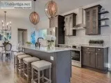 Townplace Cream Kitchen Cabinets - StockCabinetExpress