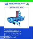 Baler Machine - To Compress Metal And Waste Scrap