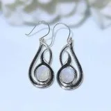 925 SILVER MOONSTONE EARRING-ENCHANTING AURA