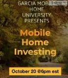 Mobile home investing webinar