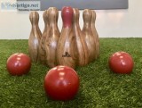 Wooden Skittles  Fun Outdoor Game  Jenjo Games - Australia