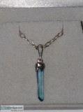 Aquamarine Crystal Necklace