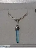 Aquamarine Crystal Necklace