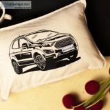 Buy number plate car cushion