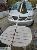 Straight shaft gas wewdeater