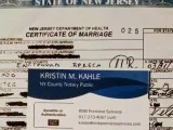 APOSTILLED TRANSLATIONS OF NEW JERSEY BIRTH-MARRIAGE-DIVOR CE-DE