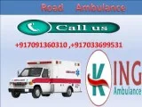 Get King Road Ambulance Service in Dhanbad with Doctor