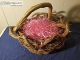 Basket wood huge