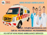 ICU Facility Advanced Ambulance Service in Indira Nagar by King