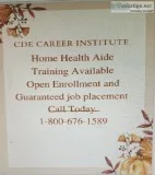 CDE Career Institute is now providing Home Health Aide Training