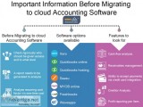 Important Information Before Migrating To Cloud Accounting Softw