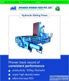 Scrap Baling Press Machine for Compacting Metal Scrap