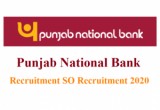 Punjab National Bank Recruitment 2020 for 535 Specialist Officer