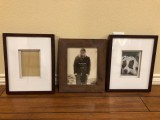 3 wooden picture frames 15x12