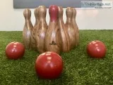Wooden Skittles  Fun Outdoor Game  Jenjo Games - Australia
