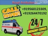 Hire Top Class Road Ambulance Service in Jamshedpur by Medivic A