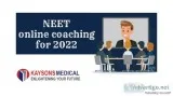 NEET online coaching for 2022