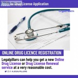 Online drug licence registration