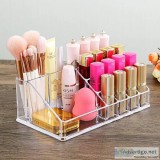 Swanky Makeup display Stand 18 Grid Acrylic Lipstick Organizer