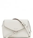 DKNY White Lola Flap Large Crossbody at Darveys