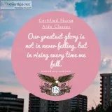 Rise Every Fall - Certified Nurse Aide Classes