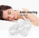 Silicone Snore Solution Aid Sleeve Sleep Breathing Night Guard D