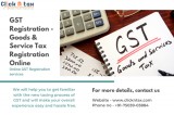 Online GST Registration  GST Registration process in India