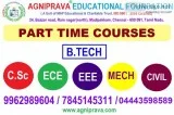 B.TECH PARTTIME MODE - UGC AICTE APPROVED