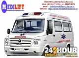 Get Medilift Ground Ambulance Service in Jamshedpur for critical