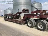 1993 Talbert 65 TON 332 Hydraulic Lowboy Trailer