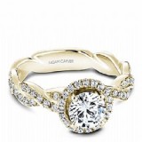 Buy Noam Carver Braided Engagement Ring with Halo Style