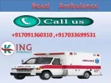 Get Top Class King Road Ambulance Service in Bhagalpur with Medi