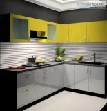 L Shaped Kitchen Manufacturer in Delhi