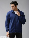 Poly Cotton Fleece Solid Full Sleeves Sweatshirts