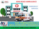 Ambulance Service in Doranda at Very Low-Rate by King
