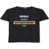 Aatmnirbhar Round Neck Cool T-Shirts