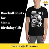 Baseball Shirts for Men s Birthday Gift